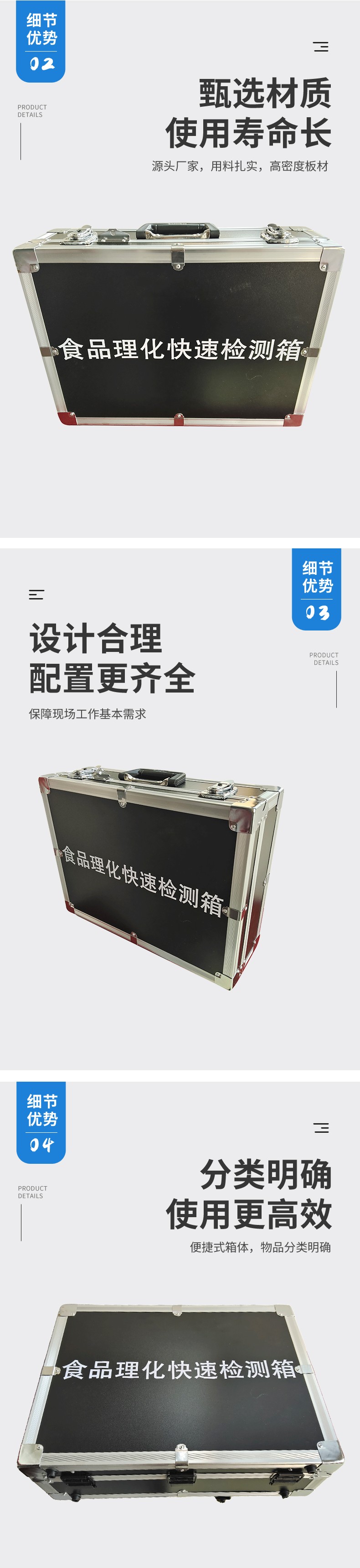 食品理化快速檢測箱